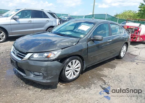 2013 Honda Accord Ex-L из США, поврежденный, VIN 1HGCR2F8XDA281379